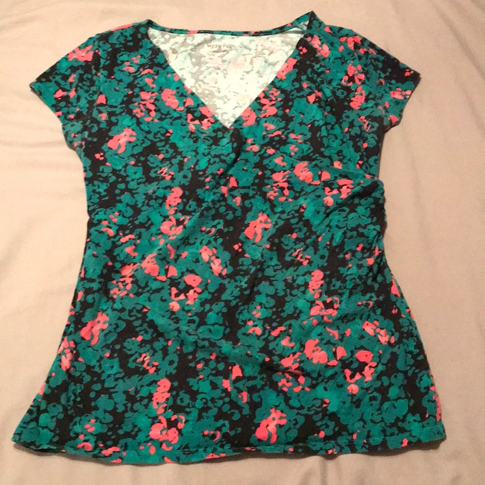 Merona faux wrap shirt